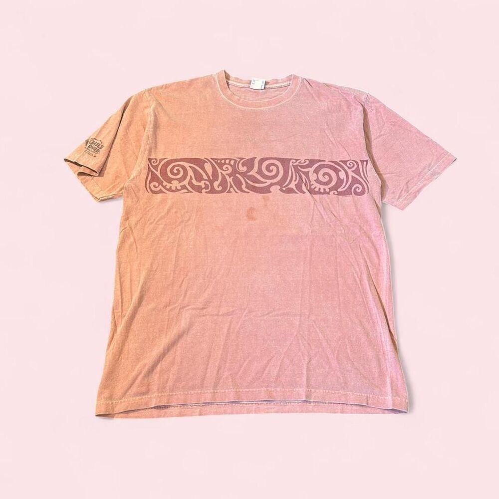 Crazy Shirts Insane vtg y2k chile dyed wrap around hawaiian surf graphic tee